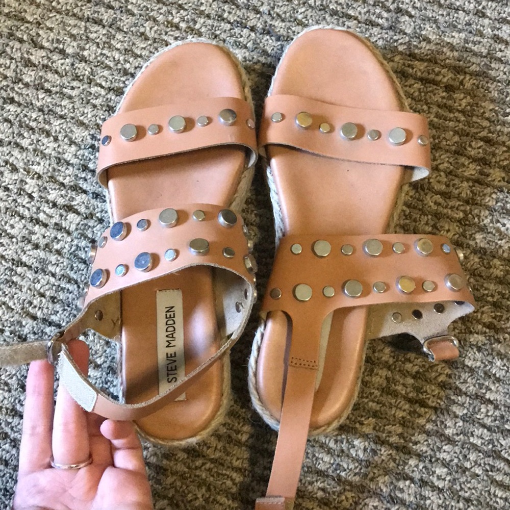 STEVE MADDEN ESPADRILLES SANDALS SIZE 8.5